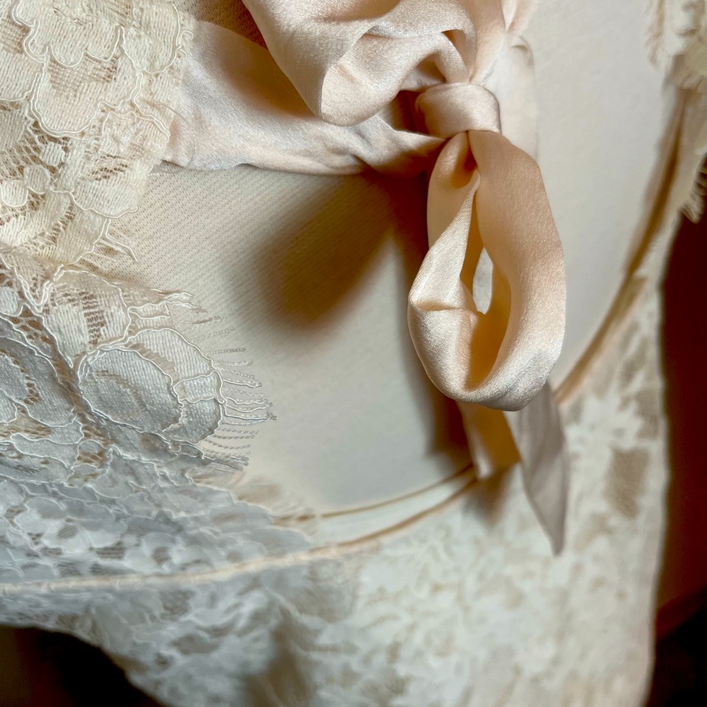 Abercrombie & Fitch Top cream crochet boho ivory lace size small